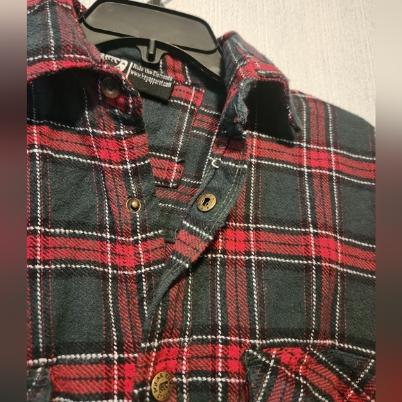 Polar King Rule the Elements flannel shacket Size Large - Picture 2 of 6